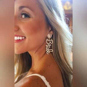 Elegant Gold 'Bride' Earrings